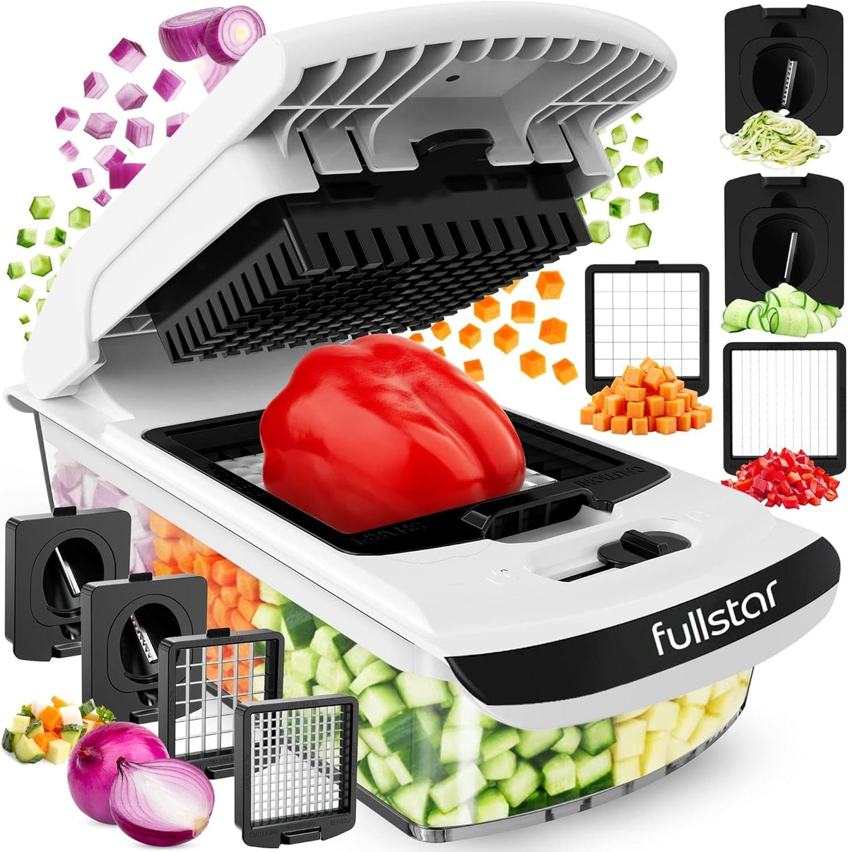 Pro Original Vegetable Chopper & Spiralizer, All-In-1 Kitchen Tool