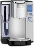Coffee Maker, Single Serve 72-Ounce Reservoir Pod Coffee Machine, Programmable Brewing & Hot Water Dispenser, 5 Cup-Size Settings, Stainless Steel, SS-10P1, Silver