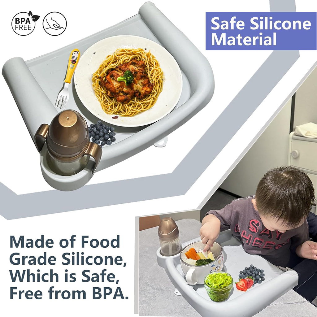 Silicone Baby Dining Tray Compatible with Inglesina Fast Table Chair