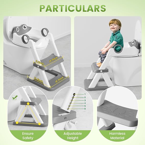 Toddler Potty Training Seat With Step Ladder