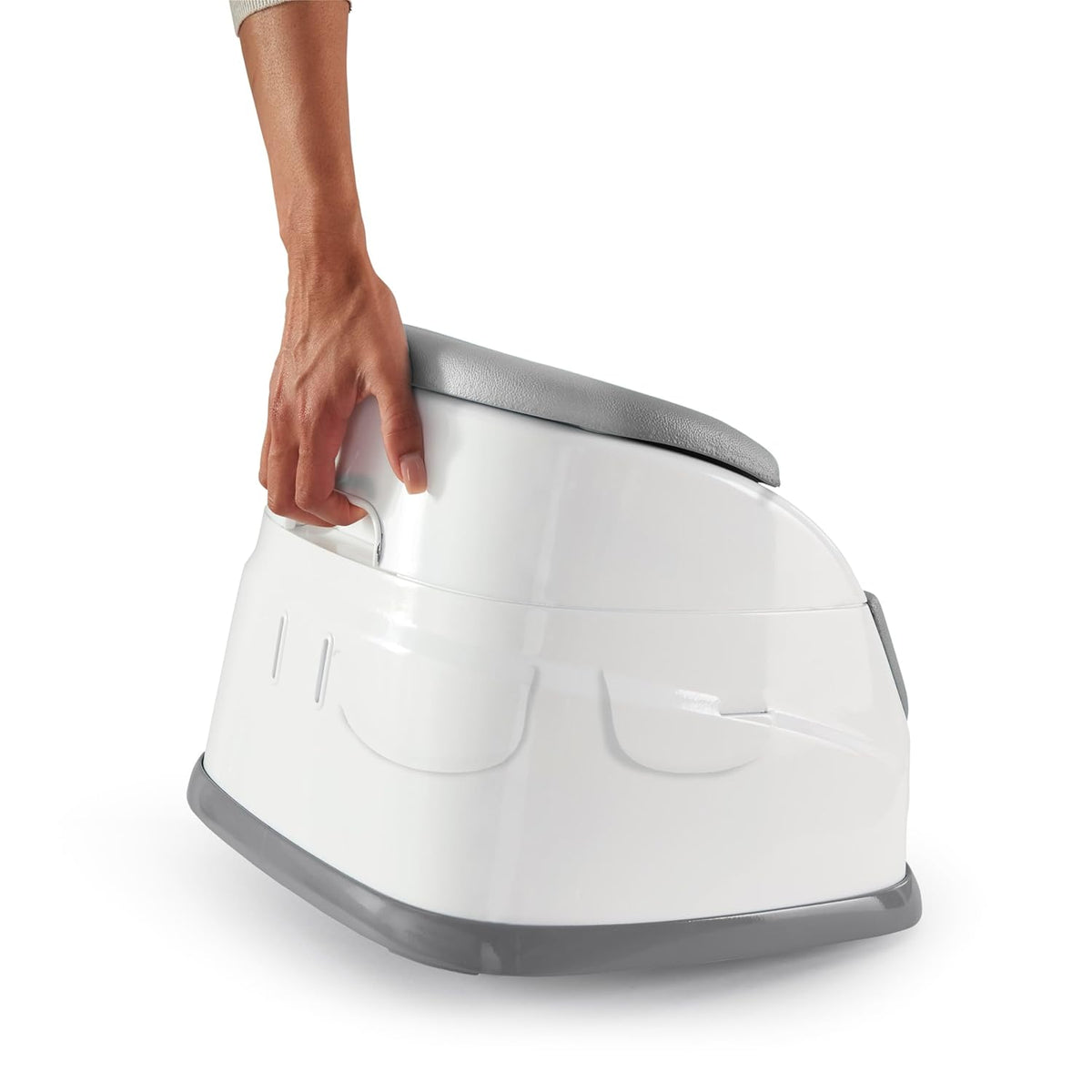 Baby Base 2-In-1 Booster Feeding & Floor Seat, Self-Storing Tray