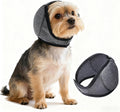 Dog Ear Cover, Dog Ear Muffs Noise Protection, Adjustable No Shake Ear Wrap Comfortable Quiet Dogs Calming Hood Blow Drying Headband Wraps (Grey, Small(Head Circle:10"-15"))