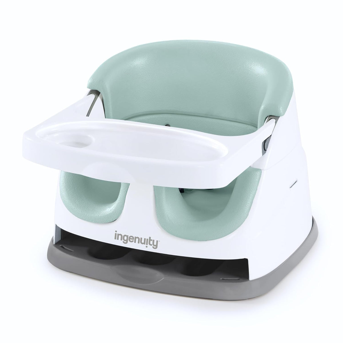 Baby Base 2-In-1 Booster Feeding & Floor Seat, Self-Storing Tray