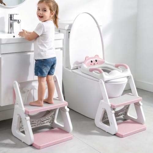 Toddler Potty Training Seat With Step Ladder